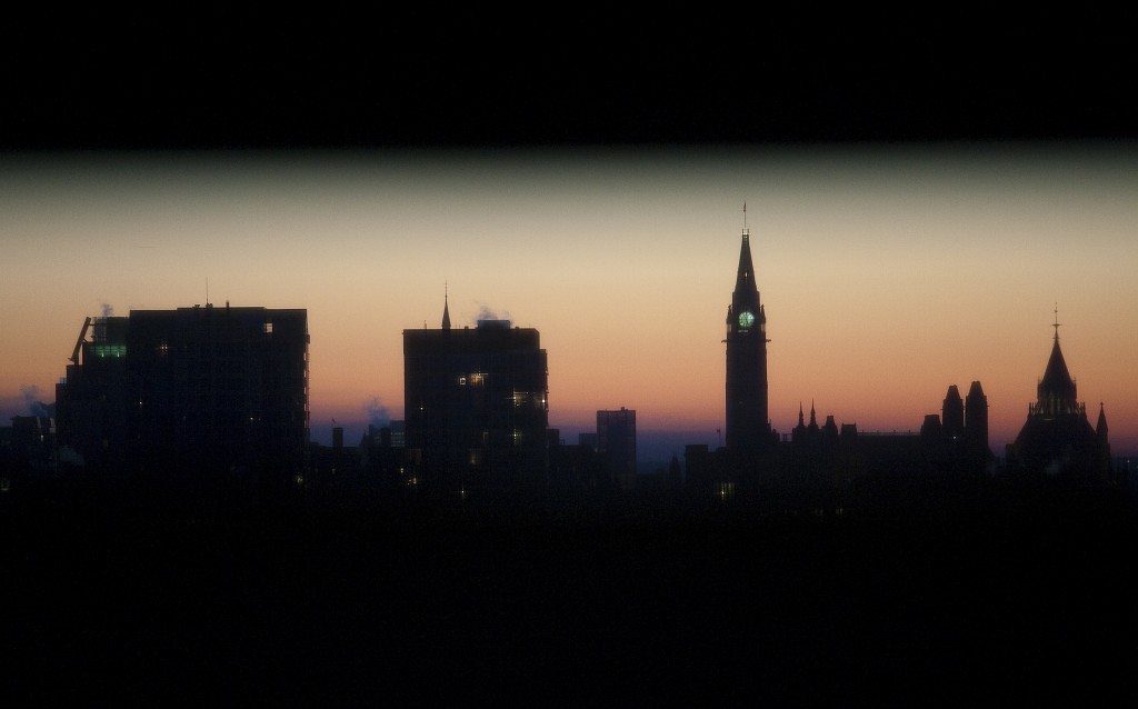 The Ottawa skyline and Parliament buildings are seen from Ottawa's east end in Ottawa on Thursday, Jan. 21, 2010. THE CANADIAN PRESS/Pawel Dwulit