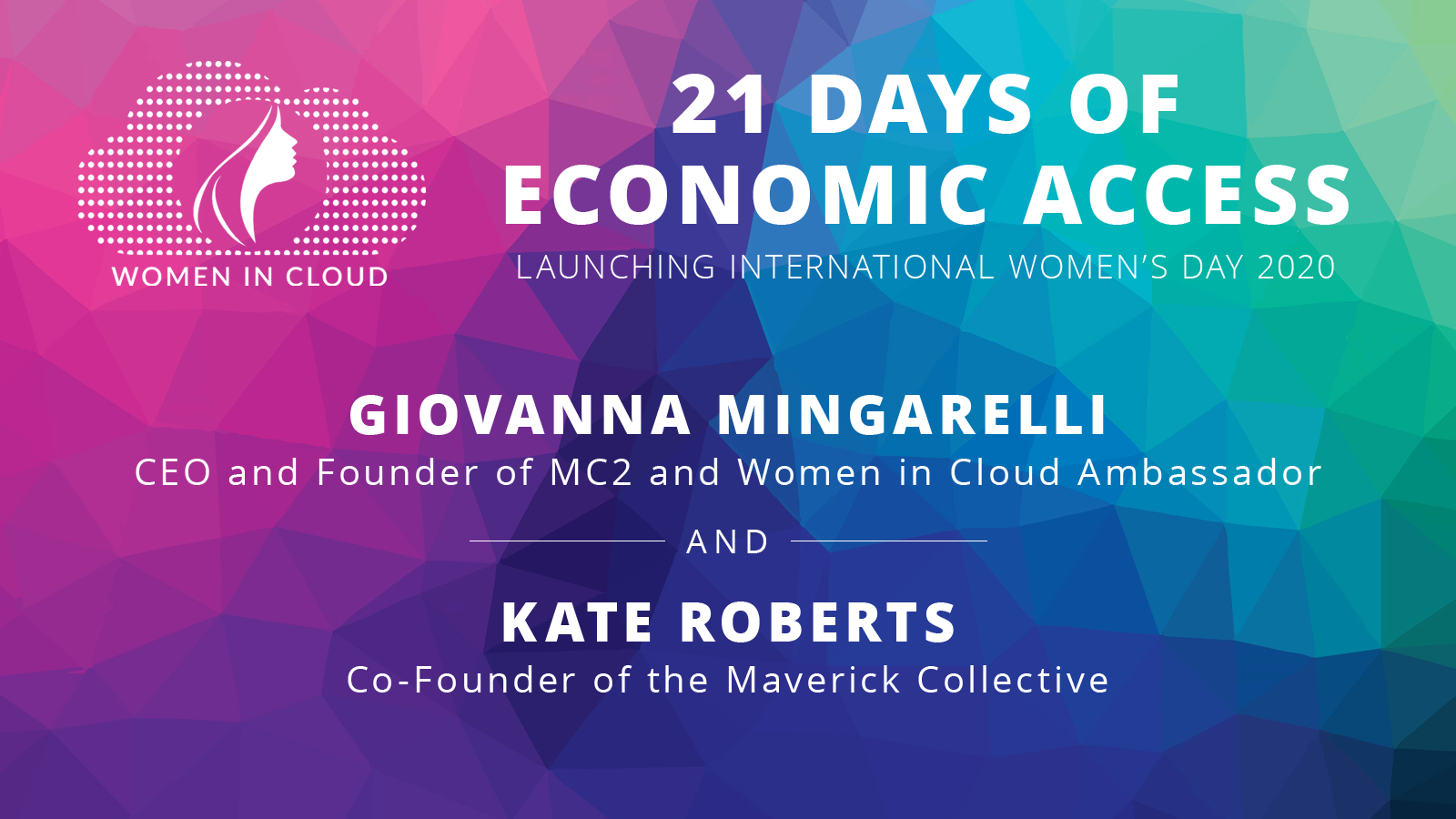 Women in Cloud’s $1 billion economic access campaign launch at Davos
