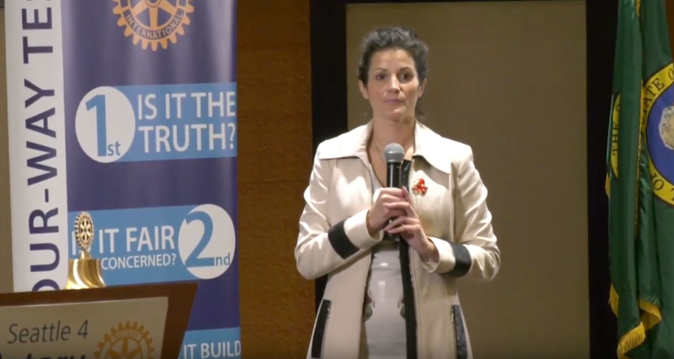 Presentation to Seattle Rotary Club: “Transforming the world through positive action, from kindness to climate change”